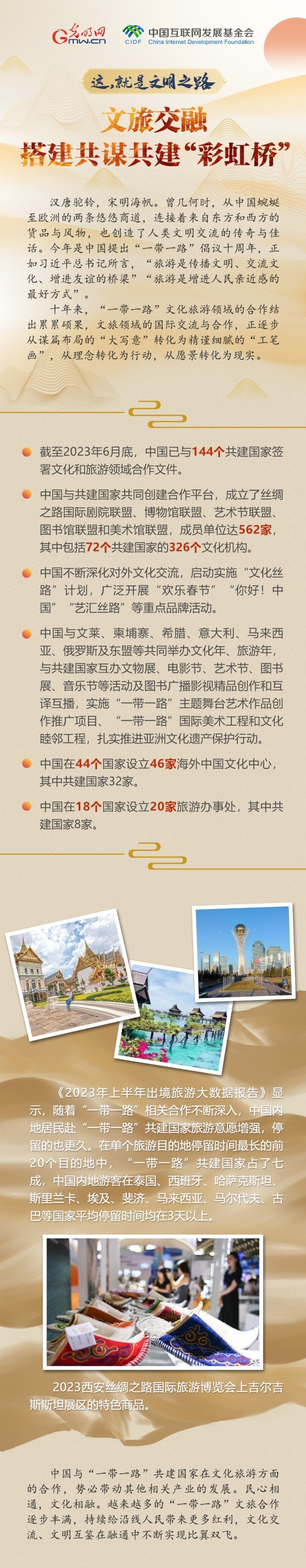 【大道共通】這，就是文明之路丨文旅交融 搭建共謀共建“彩虹橋”