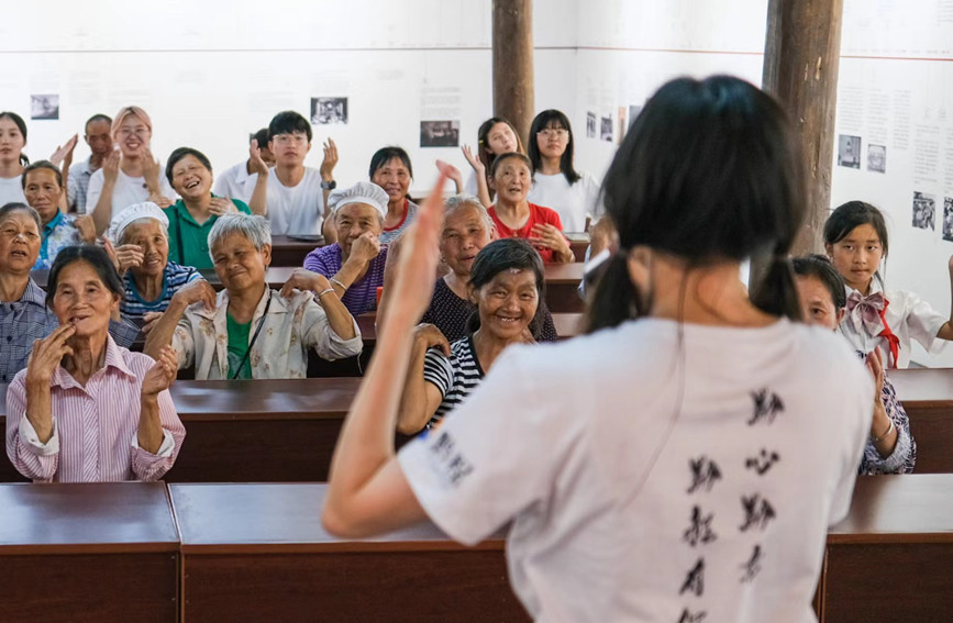 天津大學(xué)實(shí)踐隊(duì)開展暑期社會(huì)實(shí)踐。天津大學(xué)供圖