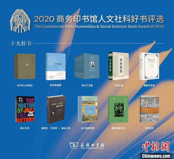 2020商務(wù)印書館人文社科“十大好書”出爐