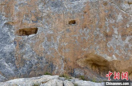 圖為動物巖畫。(資料圖) 呼和巴爾斯 攝